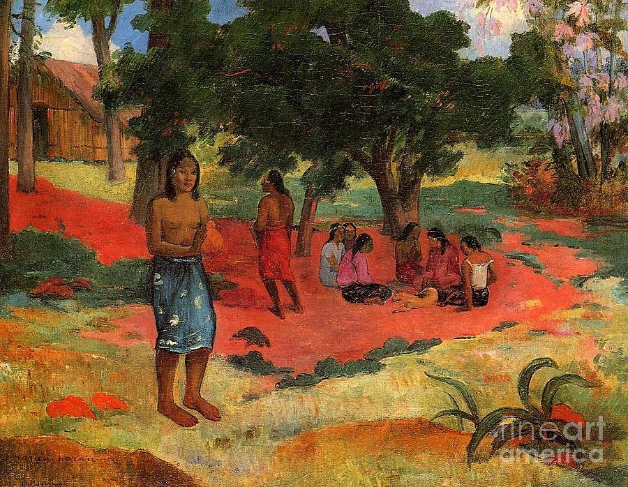 Whispered Words #1 Painting by Gauguin