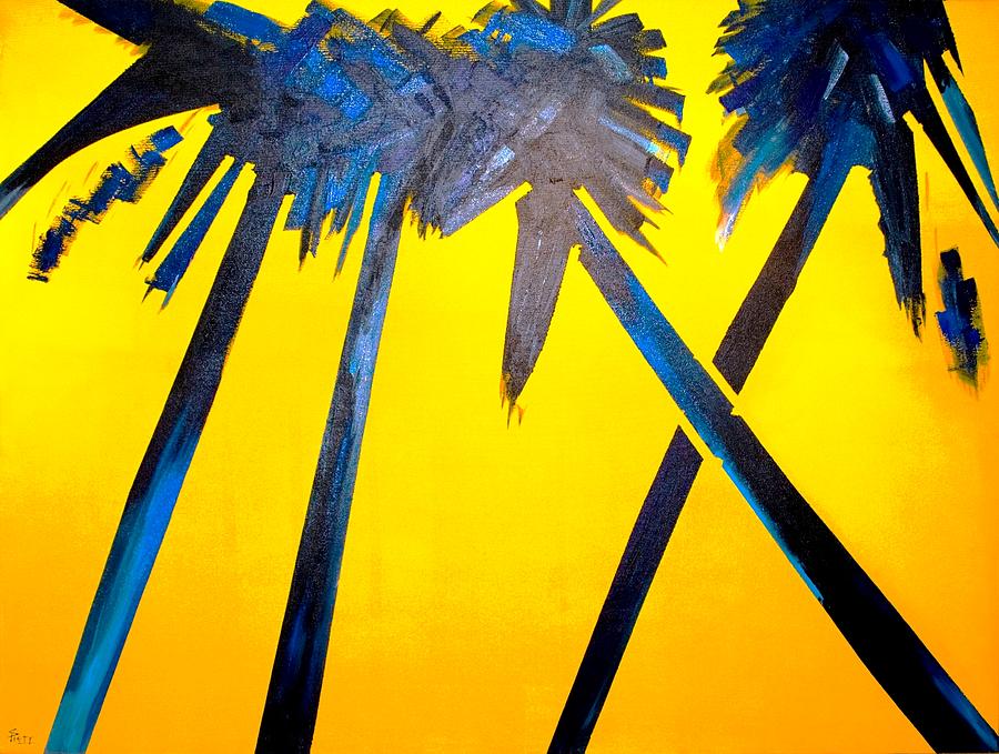 Whispering Palms of Goa #1 Painting by Piety Dsilva