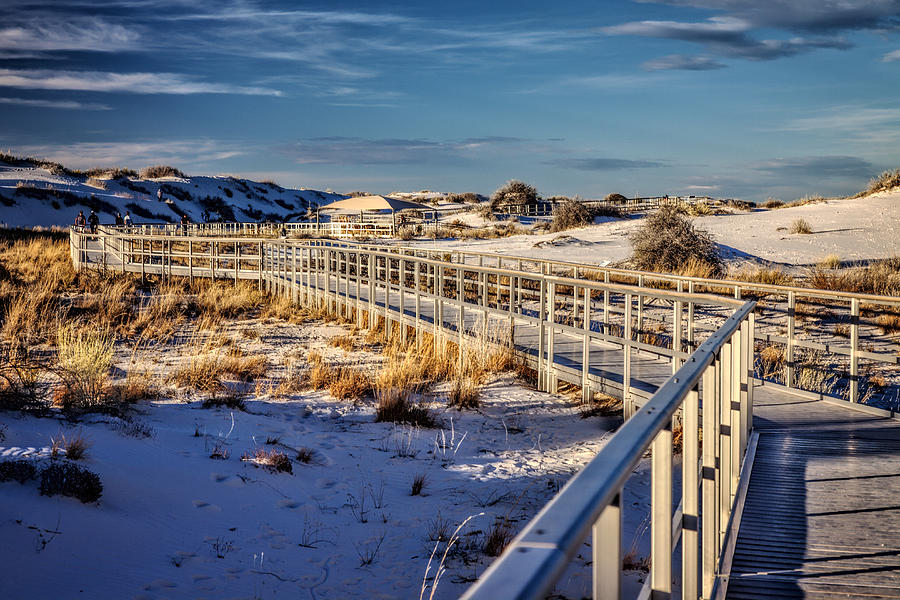 White Sands Boardwalk #2 Photograph by Diana Powell