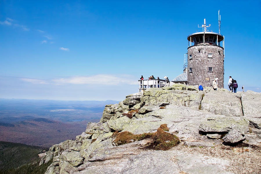 Whiteface Mountain Photograph - Whiteface Mtn. Tower Lookout #1 by Sherry  Curry
