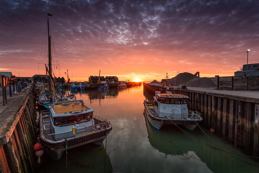 Sunset Photograph - Whitstable Sunset #1 by Ian Hufton