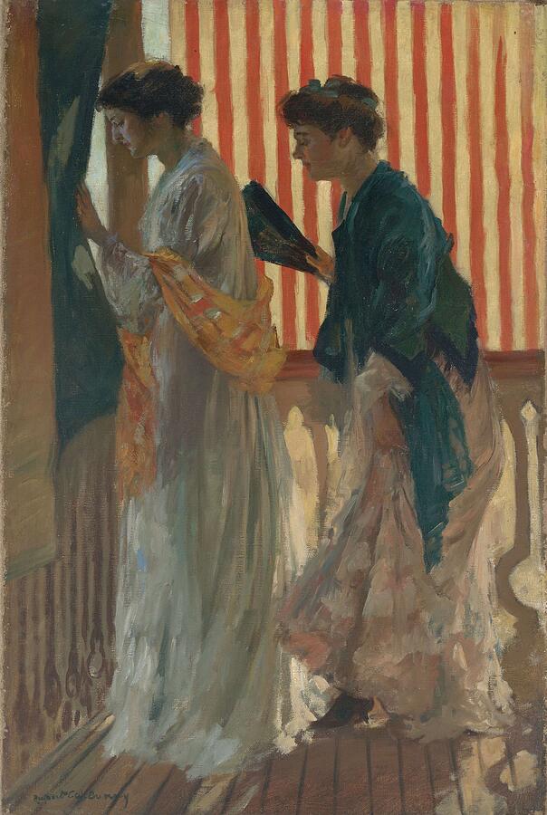 Who Comes?, from circa 1908 Painting by Rupert Bunny