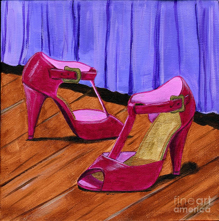 Who Wears These Shoes #1 Painting by Gail Finn - Fine Art America