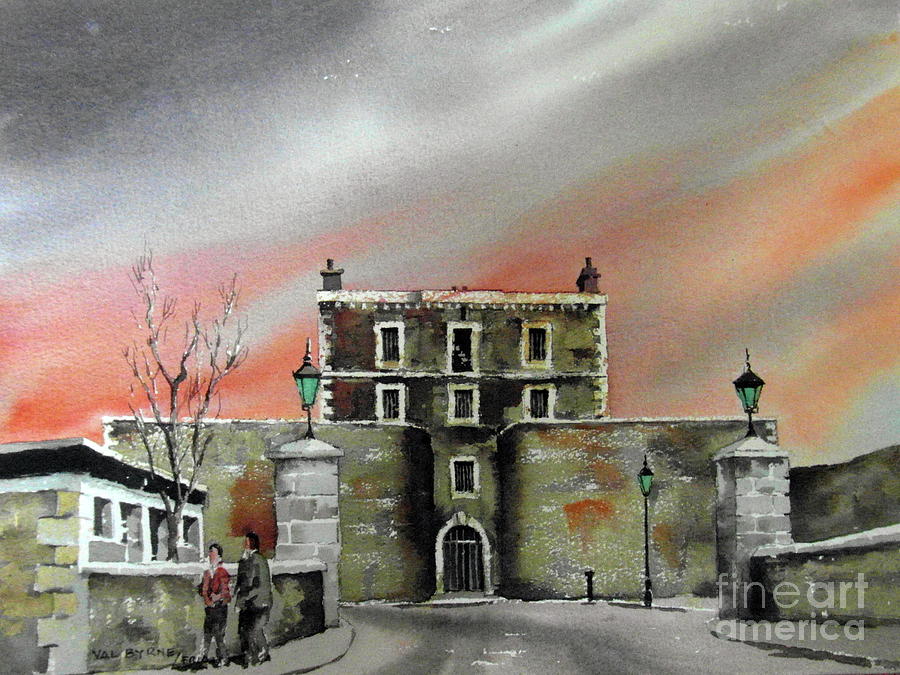 F 820 WICKLOW... Gaol Painting by Val Byrne