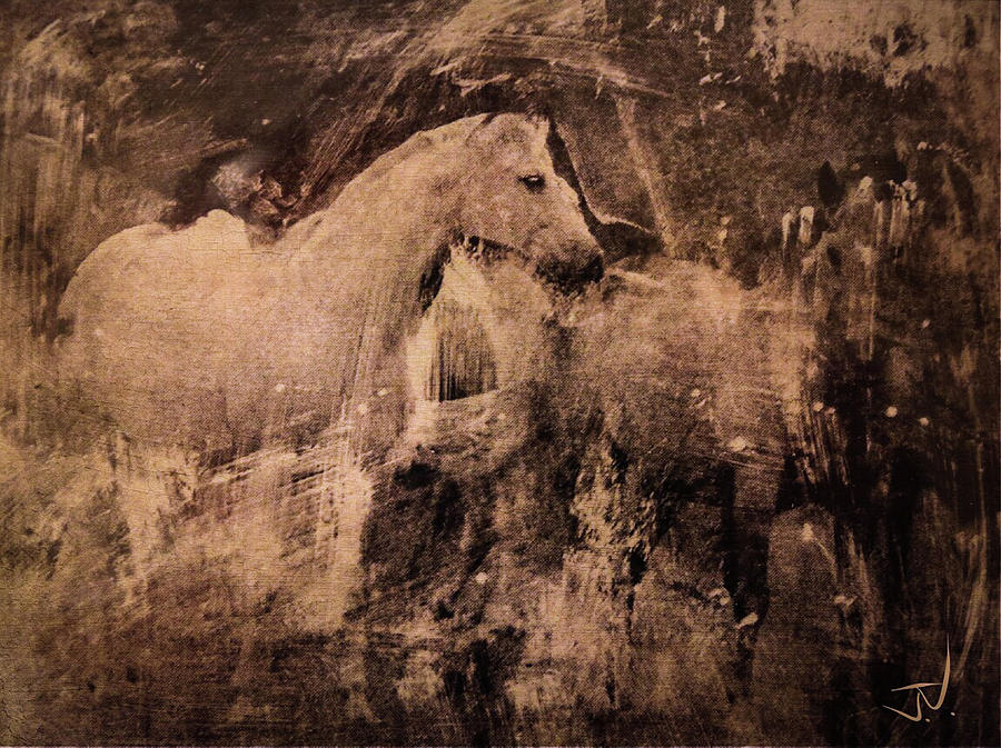Wild Horses #1 Digital Art by Jim Vance