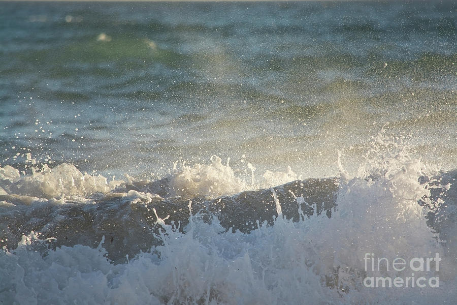 Wild Mediterranean waves #1 Photograph by Ingela Christina Rahm