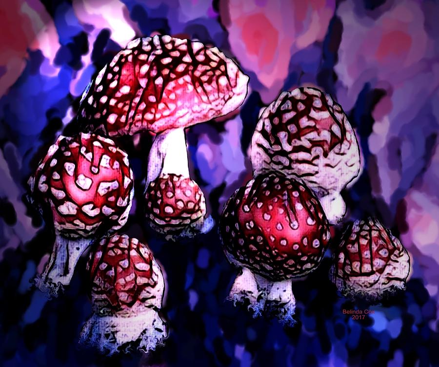 Wild Mushrooms #1 Digital Art by Artful Oasis
