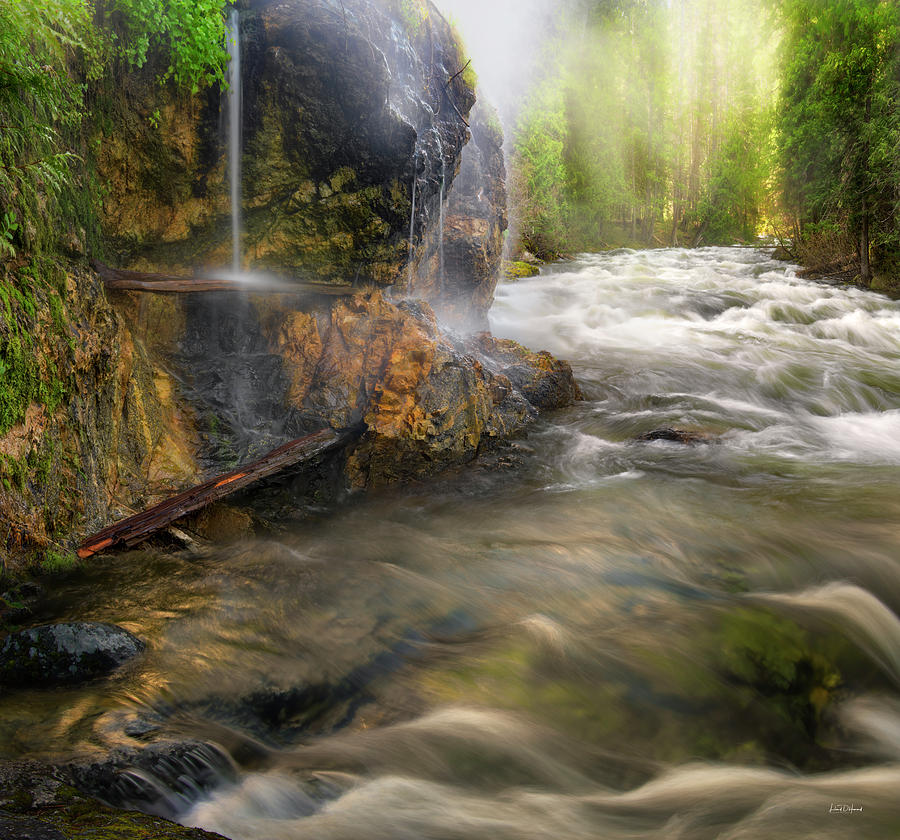 Nature Photograph - Wilderness Hot Springs #1 by Leland D Howard