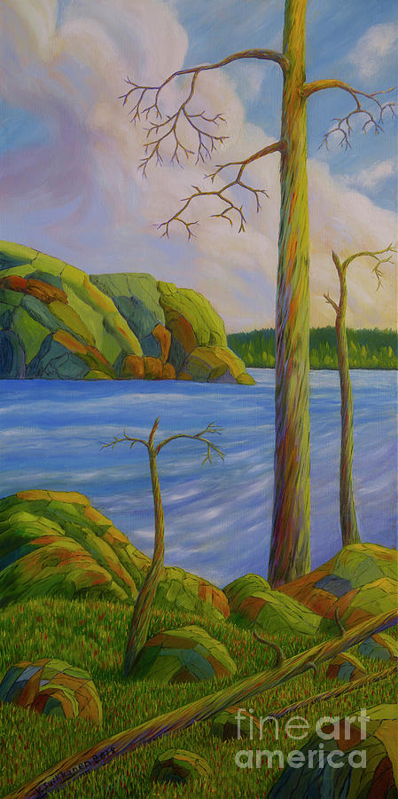 Wilderness Lake Painting