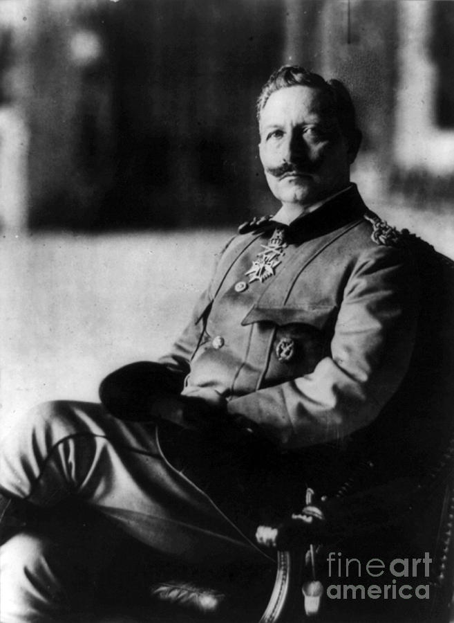 Wilhelm II, German Kaiser #1 Photograph by Science Source