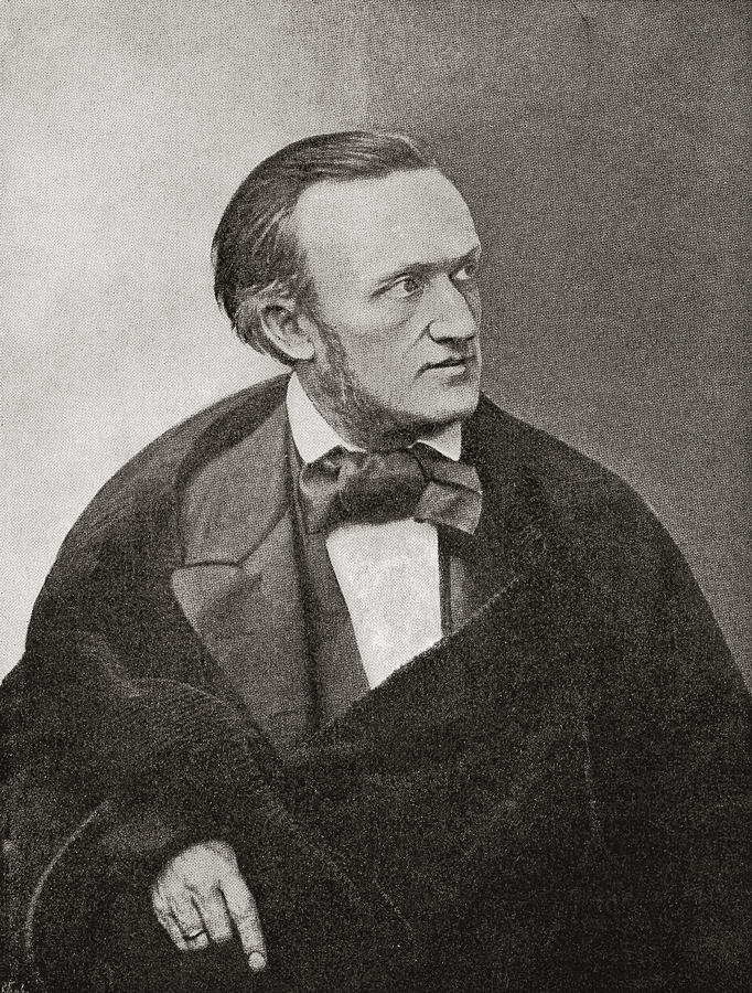 Wilhelm Richard Wagner, 1813 Drawing by Vintage Design Pics - Fine Art ...