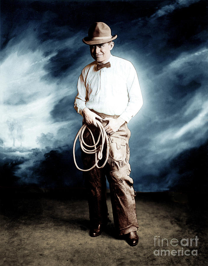 Will Rogers #1 Photograph by Photo Researchers
