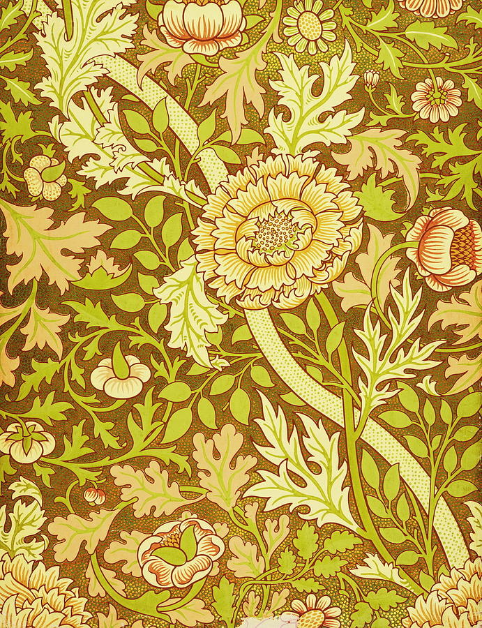 William Morris Design #1 Painting by William Morris - Fine Art America