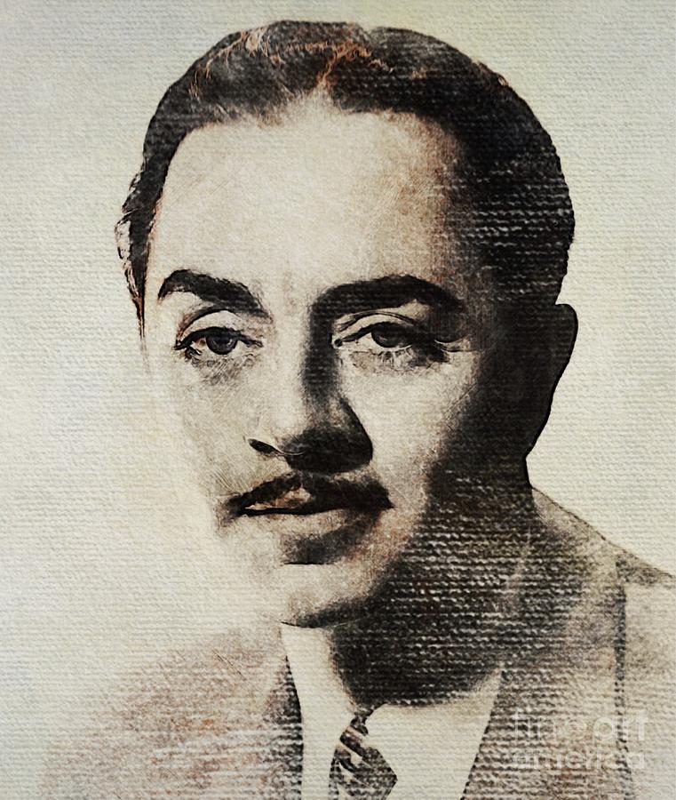 Hollywood Digital Art - William Powell, Vintage Actor #1 by Esoterica Art Agency