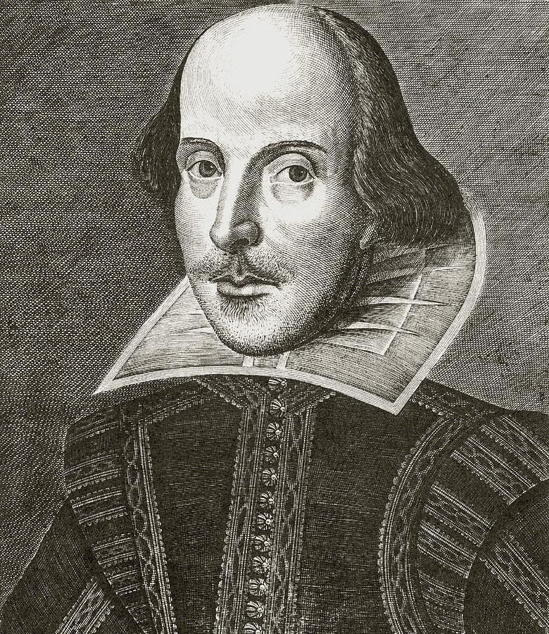 William Shakespeare 1564 - 1616 Drawing by Vintage Design Pics | Fine