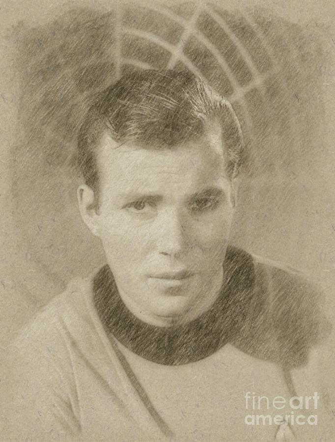 William Shatner Star Trek's Captain Kirk Drawing by Esoterica Art ...