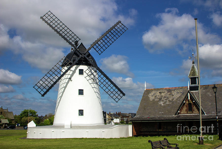 Lytham Windmill on Lytham Green Photograph by Doc Braham