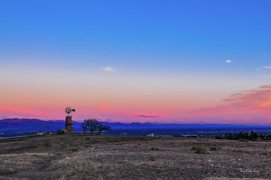 Windmill At Sunrise Photograph by Tim Kathka