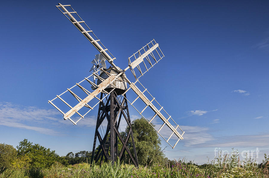 Summer Photograph - Windmill #1 by Colin and Linda McKie