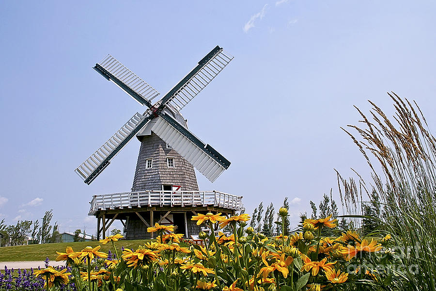 Architecture Photograph - Windmill #1 by Teresa Zieba