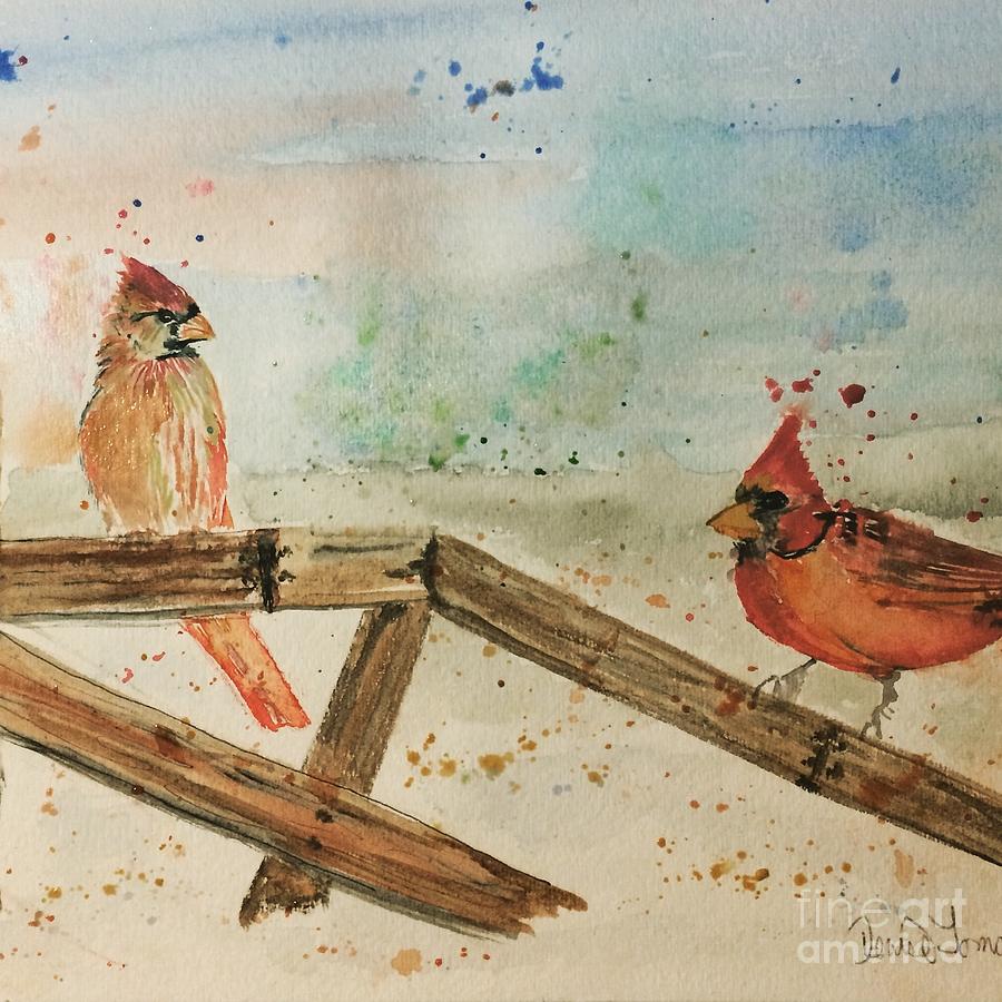 Winter Cardinals by DENISE TOMASURA Winter Cardinals by DENISE TOMASURA
