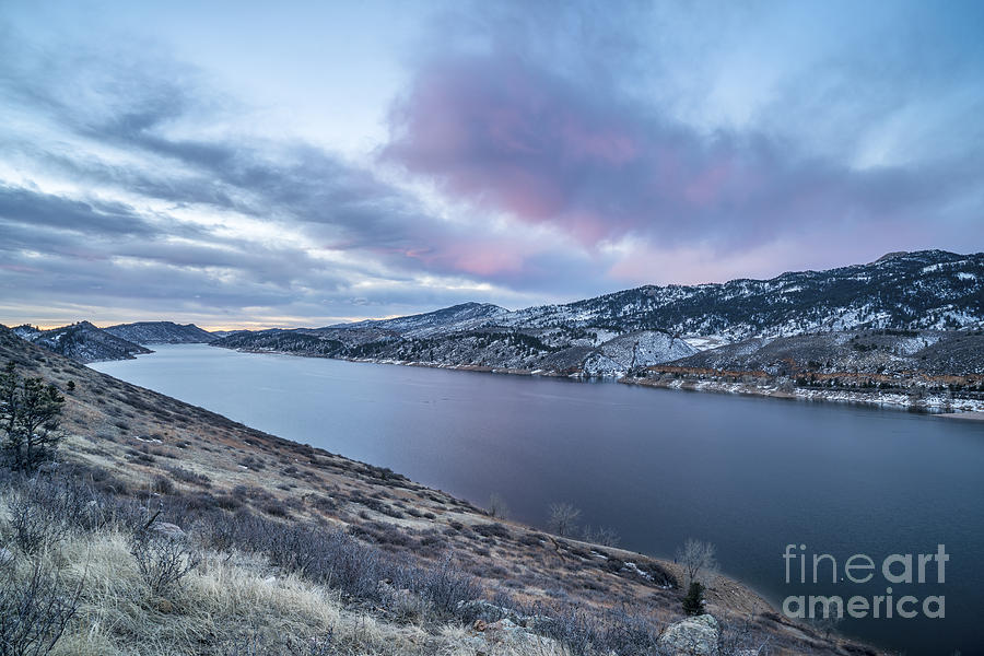 Winter Dawn Over Mountain Lake #1 Photograph by Marek Uliasz