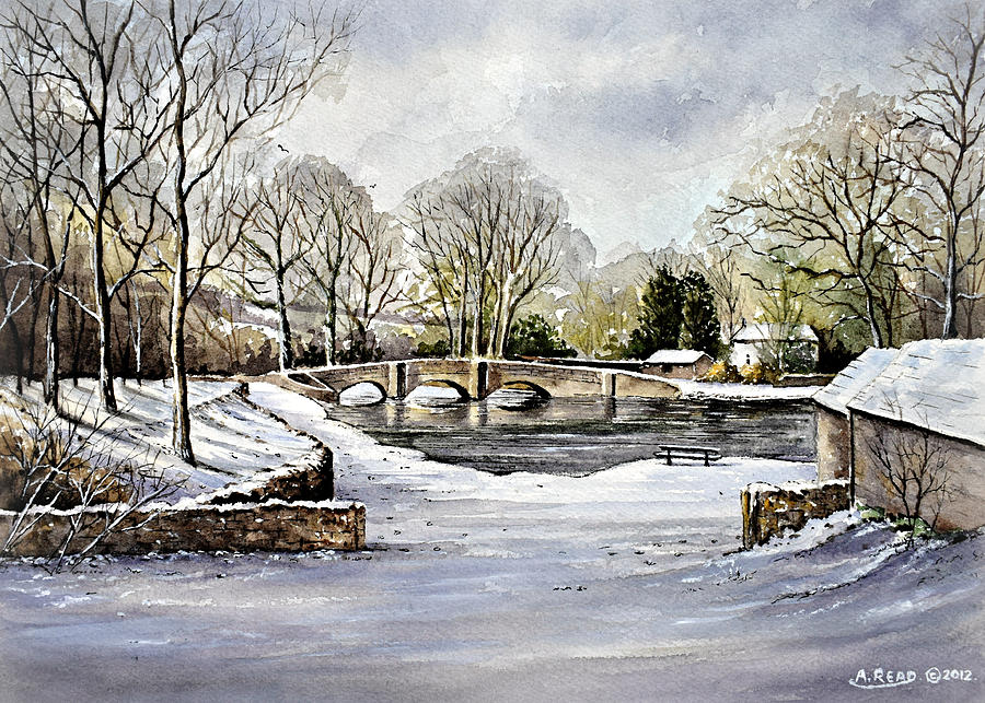 Winter In Ashford Painting