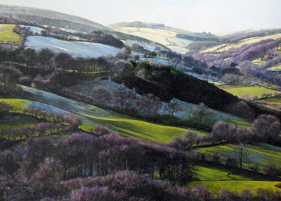 Winter in North Wales #1 Painting by Harry Robertson
