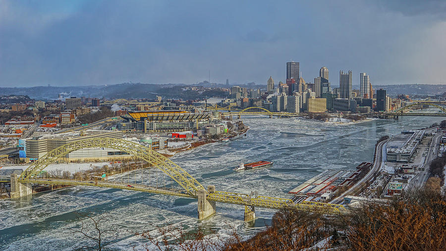 Winter in Pittsburgh 1 Photograph by Jeremy Jones Fine Art America