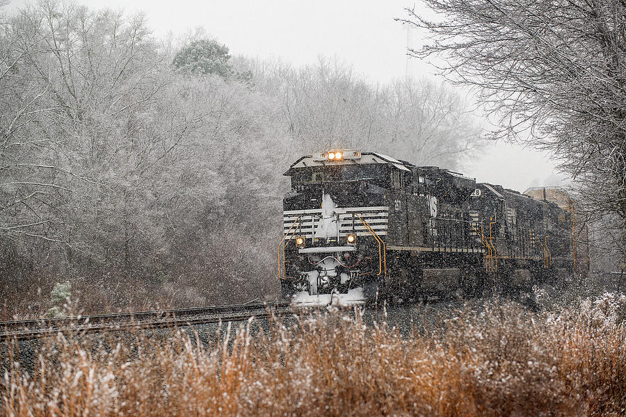 Train Photograph - Winter in South Carolina #1 by Derek Thornton
