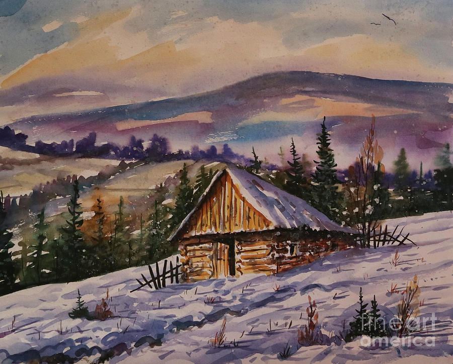 Winter Magic IV #2 Painting by Dariusz Orszulik