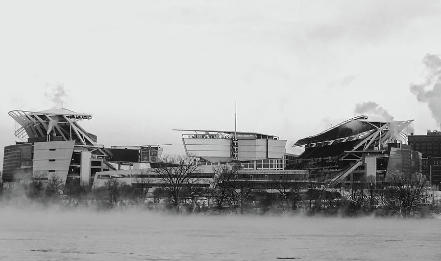 Cincinnati Photograph - Winter Morning - Paul Brown Stadium, Cincinnati #1 by Mountain Dreams