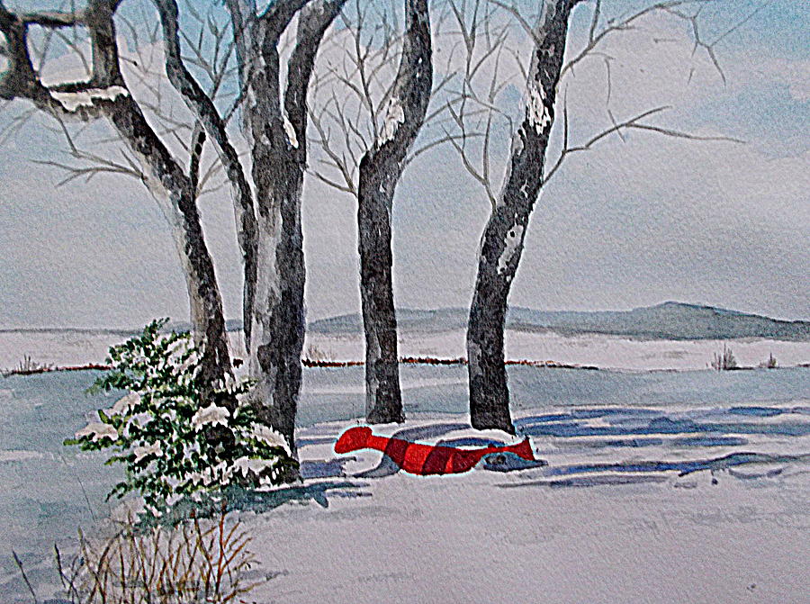 Winter Nap Painting