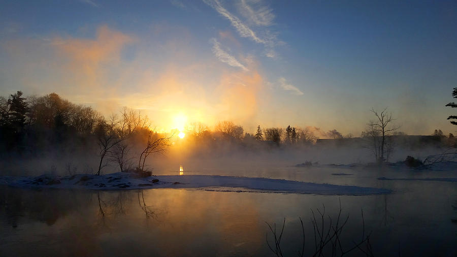 Winter on the Wisconsin River #1 Photograph by Brook Burling