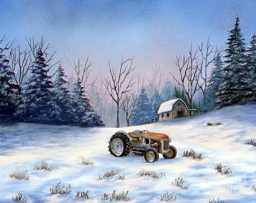 Winter Rest Painting by Jerry Walker
