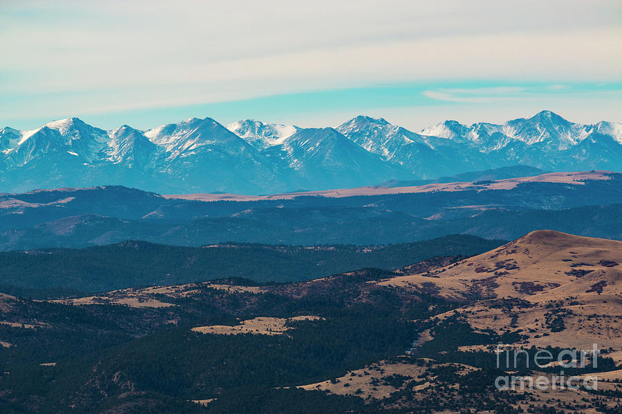 Winter Sangre De Cristo Mountains #1 Photograph by Steven Krull