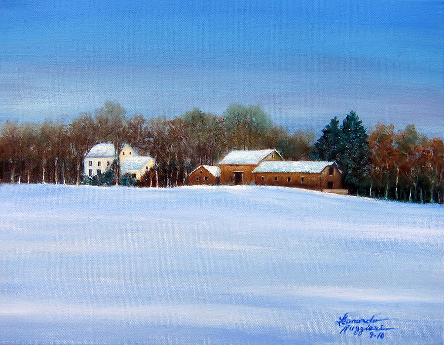 Winter Solace #1 Painting by Leonardo Ruggieri