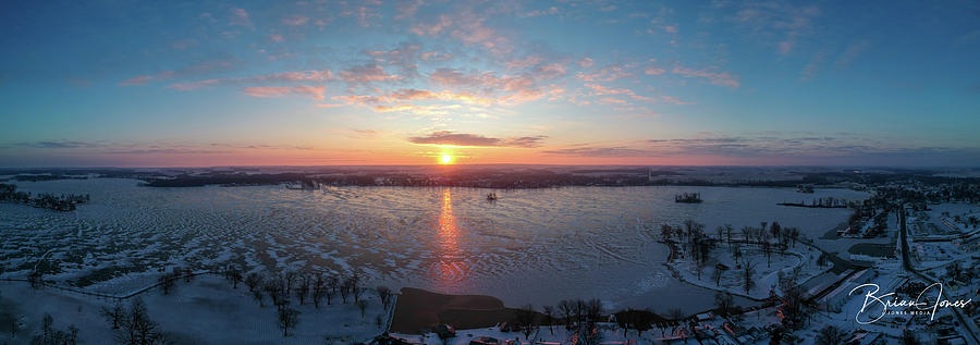 Winter Sunrise #1 Photograph by Brian Jones