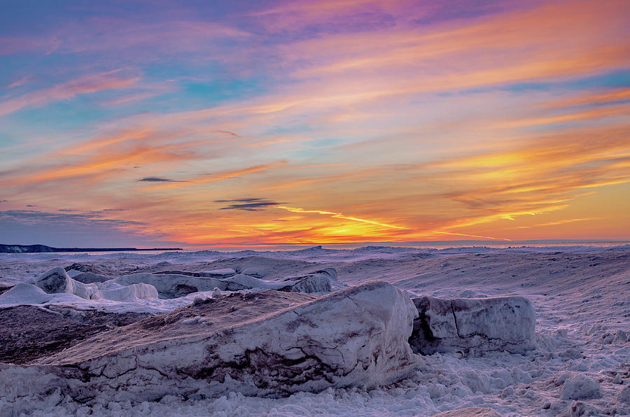 Winter Sunset #2 Photograph by Gary McCormick