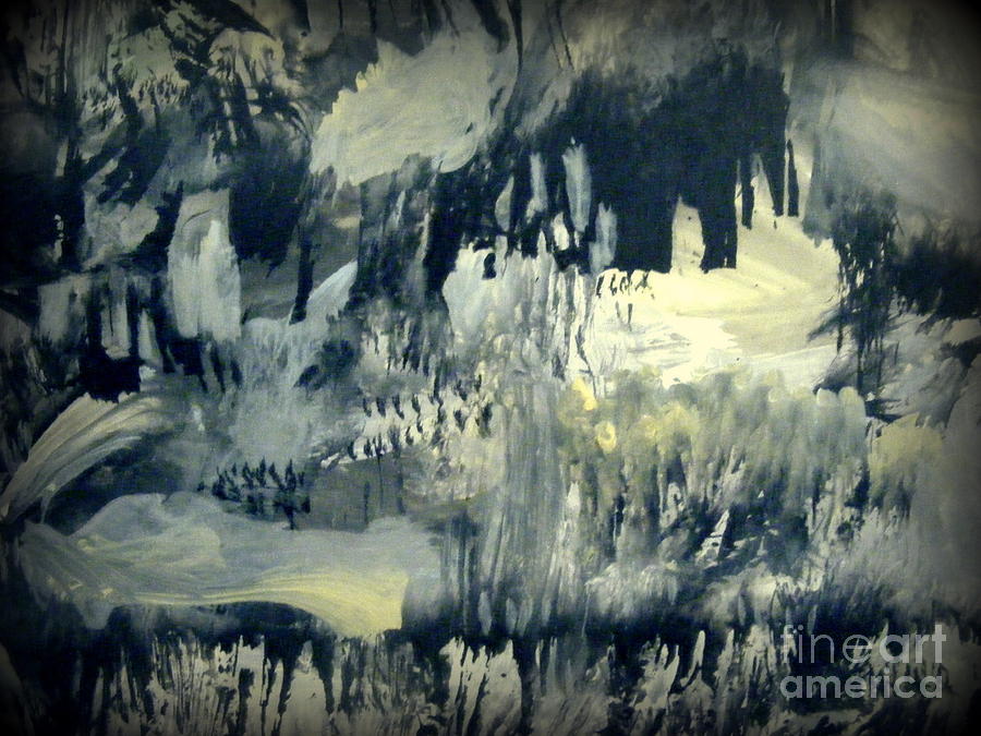 Winter Wonderland #1 Painting by Nancy Kane Chapman