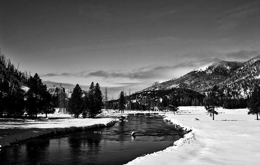 Wintry Yellowstone River #1 Photograph by Mountain Dreams