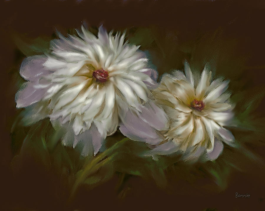 Withering Peony #1 Digital Art by Bonnie Willis