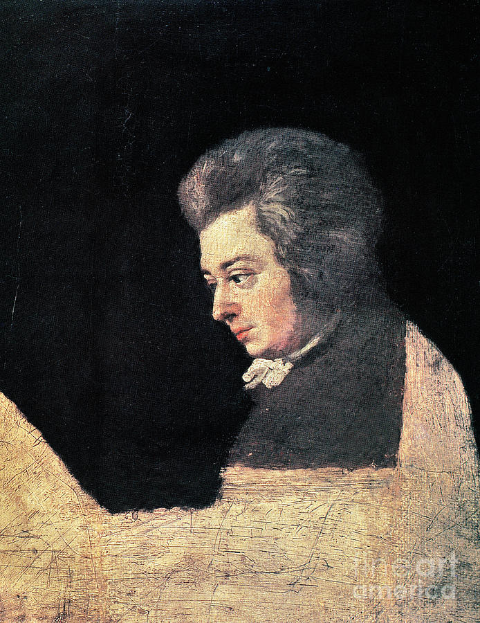 Wolfgang Amadeus Mozart #1 Photograph by Granger