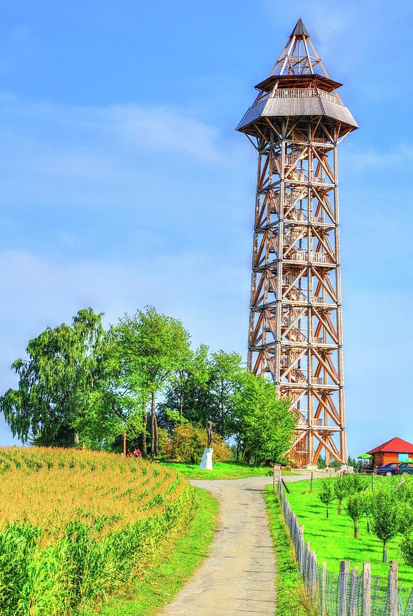 Wood observation tower Photograph by Hamik ArtS - Pixels