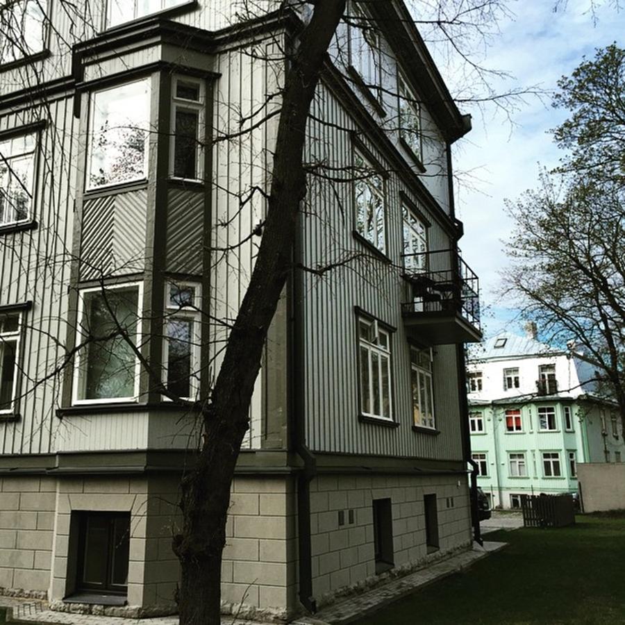 Architecture Photograph - Wooden Houses In #tallinn #estonia #1 by Zin Zin