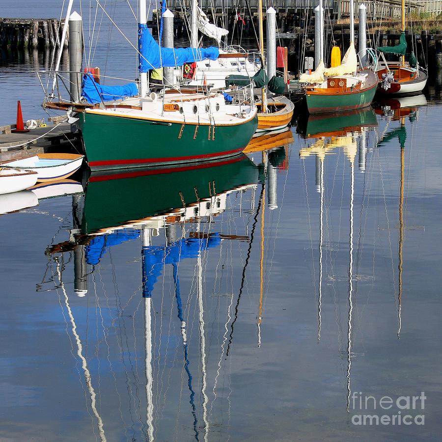 Wooden Ships on the Water #2 Photograph by Scott Cameron