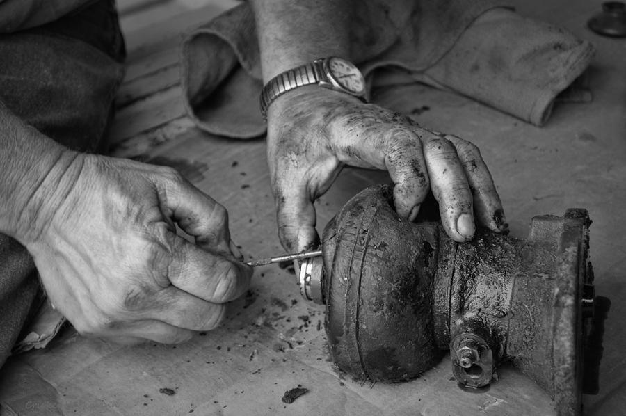 Working Hands #1 Photograph by Cricket Hackmann