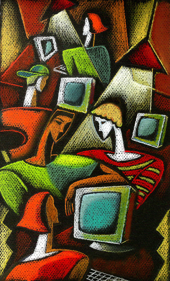 Working Together #1 Painting by Leon Zernitsky
