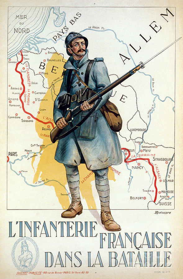 World War I: French Poster #1 Photograph by Granger