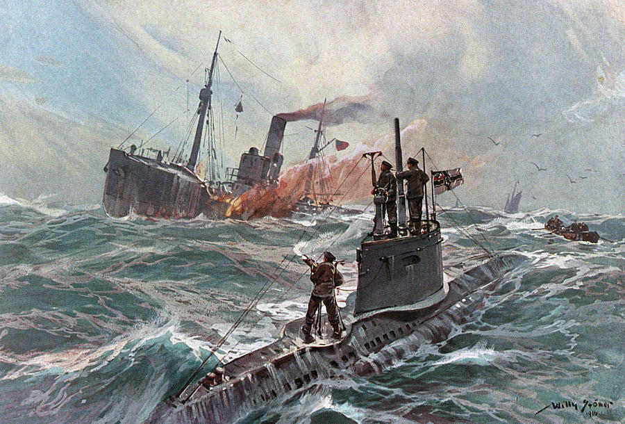 World War I U-boat #1 Photograph by Granger